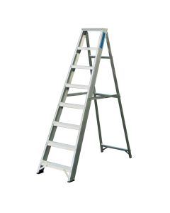 Aluminium Step Ladder 8 Tread Class 1