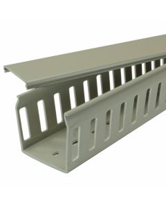 Betaduct Closed Slot Trunking Grey 100mm W x 75mm H