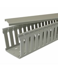 Betaduct Open Slot Trunking Grey 50mm W x 75mm H