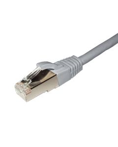 Cat6a S/FTP LSOH Grey Patch Lead 1m