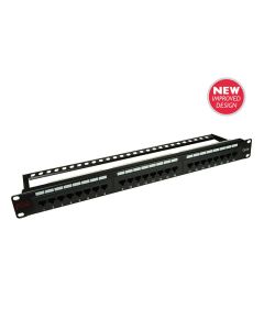 Fusion 24 Port Cat 5e UTP 1U Patch Panel