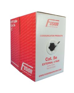 Fusion Cat 5e External Cable Black