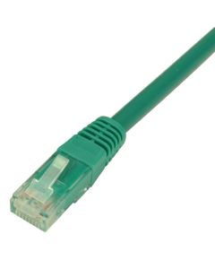 Fusion Cat 5e LS0H Green Patch Lead 1.5m Pack Of 10
