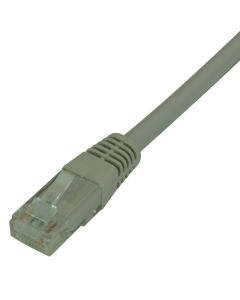 Fusion Cat 5e LS0H Grey Patch Lead 0.5m Pack Of 10