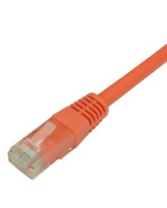 Fusion Cat 5e LS0H Orange Patch Lead 1m Pack Of 10