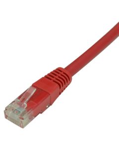 Fusion Cat 5e LS0H Red Patch Lead 1.5m Pack Of 10