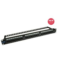 Fusion Cat 6 24 Port 1U Patch Panel