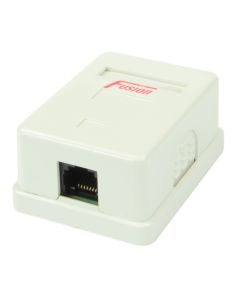 Fusion Cat6 Surface Mount Box 1 Port