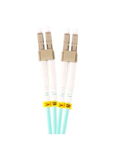 Fusion LC-LC Multimode Duplex Fibre Patch Cord OM4 50/125um 10m