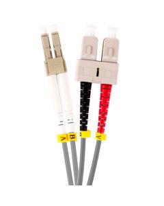 Fusion LC-SC Multimode Duplex Fibre Patch Cord OM1 62.5/125um 3m