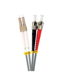 Fusion LC-ST Multimode Duplex Fibre Patch Cord OM1 62.5/125um 1m