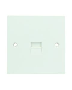 Fusion LJU 3/1A PSTN Single Outlet Flush Mount