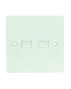 Fusion LJU 4/2A PAX Double Outlet Flush Mount