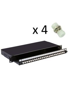 Fusion Sliding Patch Panel FC Singlemode - 4 Adaptor