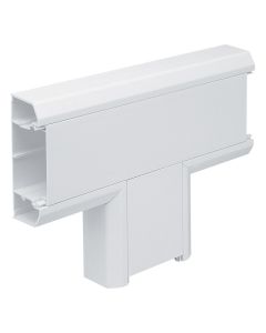 Mono Plus 20 3 Compartment Dado Trunking Flat Tee EFT20WH