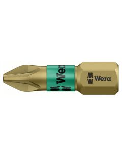 Wera TH Torsion Pozidrive No.2 25mm Insert Bit  Pk2