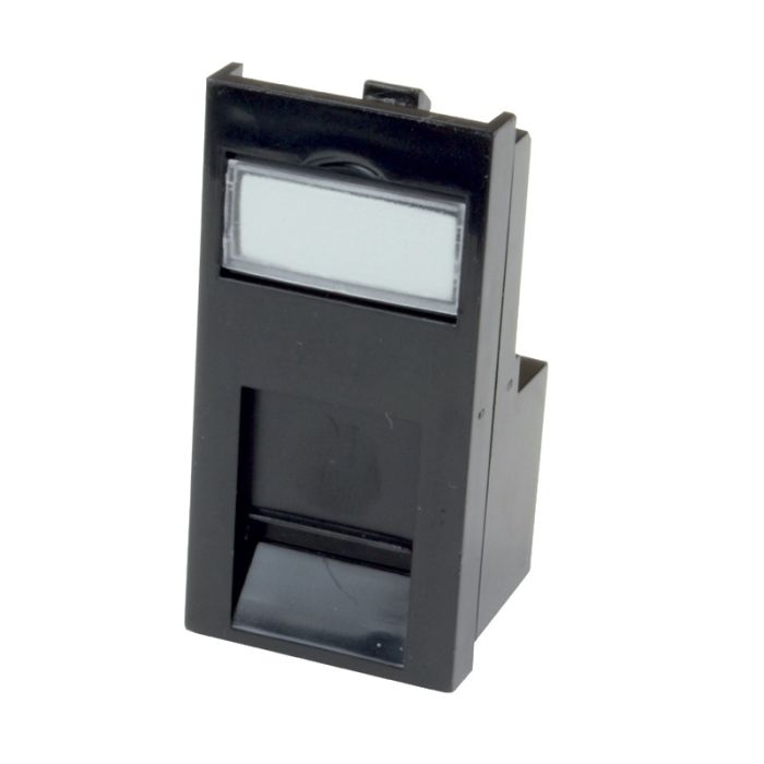 Powertel Telecom & Trade - Cat 5e RJ45 Low Profile Eurostyle Module Black